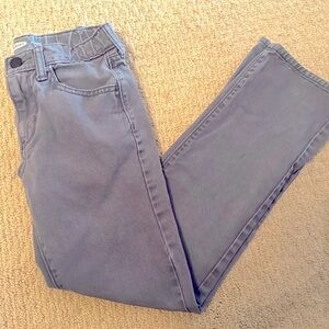 Old Navy grey jeans straight 10 slim